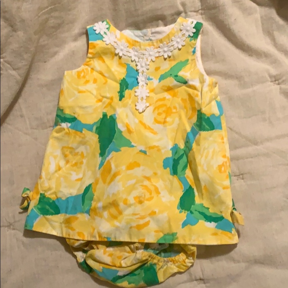 Lilly Pulitzer 12-18 months dress and bloomer set